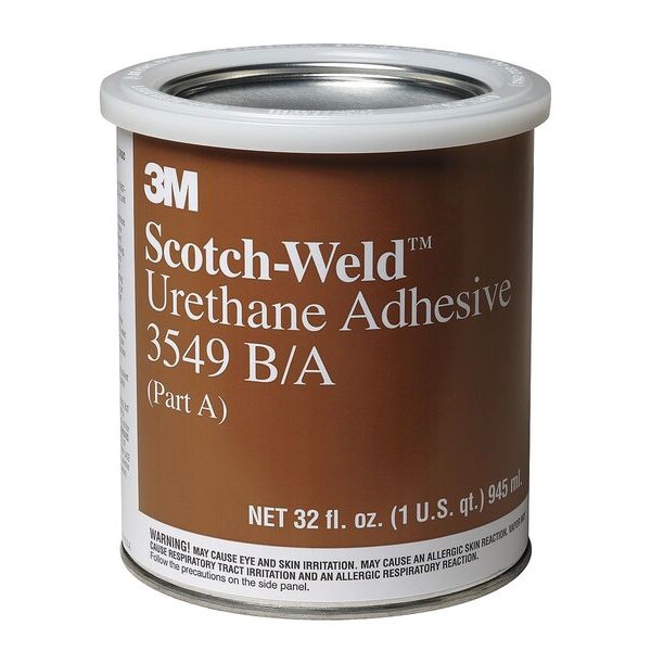 3M Epoxy Adhesive, 3549 Series, Gray, Dual-Cartridge, 6 PK, 1:01 Mix Ratio, 8 hr Functional Cure - 3549 B/A