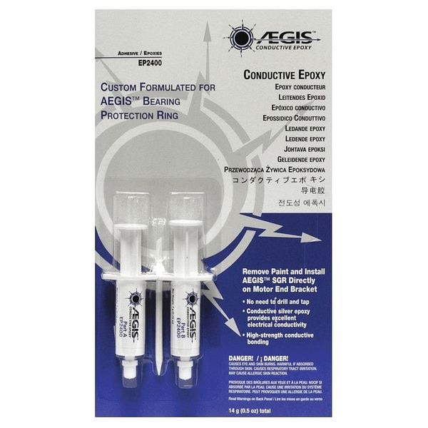 Aegis Adhesive Dots, EP2400 Series, Clear, 1/2 in (Round), Dot, 1:01 Mix Ratio, 30 min Functional Cure - KIT EP2400