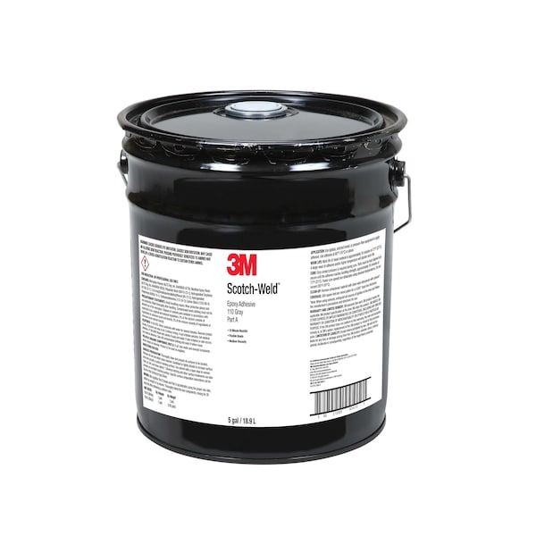 3M Hot Melt Adhesive, DP110 Series, Amber, Dual-Cartridge, 12 PK, 1:01 Mix Ratio - 110