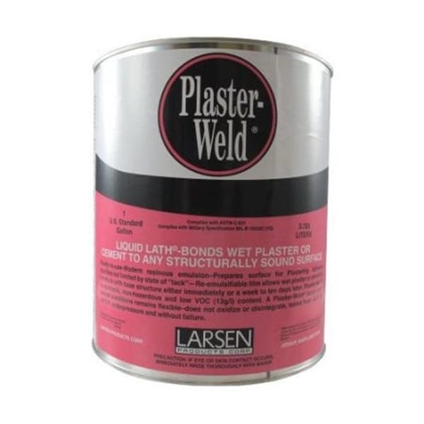 Larsen Products Larsen 198089 1 gal Plaster Weld Bonding Agent - Red - 716076120008
