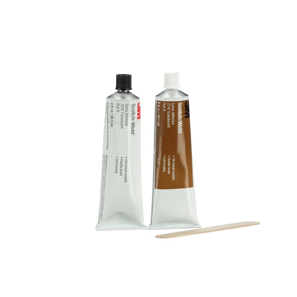 3M Epoxy Adhesive, 2216 Series, Clear, Dual-Cartridge, 6 PK, 1:01 Mix Ratio, 16 hr Functional Cure - 2216