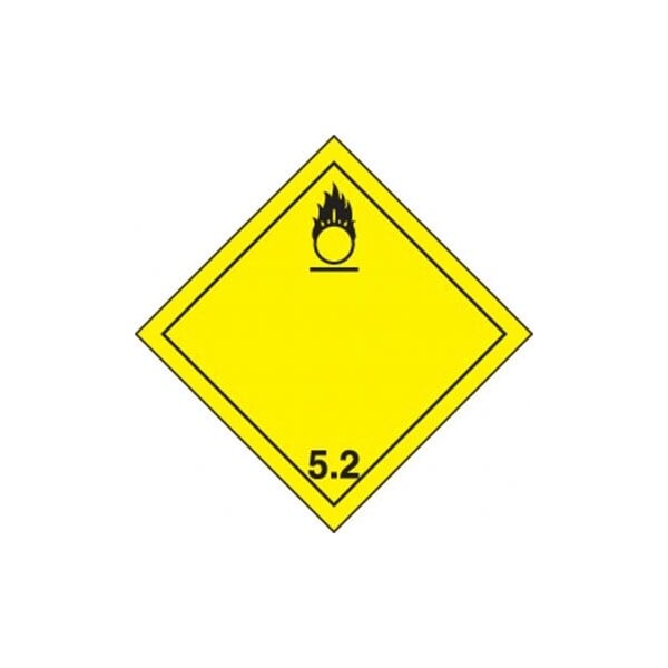 Accuform TDG PLACARD CLASS 5 273MM x 273MM TCP522MG50 - TCP522MG50