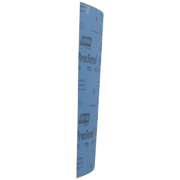 Norton Co ProSand 07660768161 Sanding Sheet, 11 in L, 9 in W, Medium, 120 Grit, Aluminum Oxide Abrasive - 2619