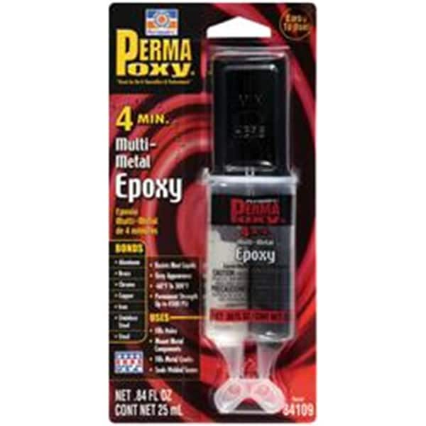 Permtx-Lockt 4 Minute Multi-Metal Epoxy- 0.84 Oz. - P13-84109