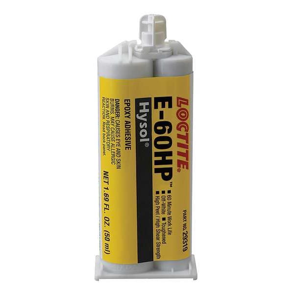 Loctite Structural Adhesive, E-60HP Series, Amber, Jug, 2:01 Mix Ratio, 35 hr Functional Cure - 237110
