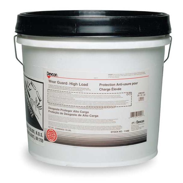 Devcon Epoxy Adhesive, 11490 Series, Gray, Pail, 2:01 Mix Ratio, 8 hr Functional Cure - 11490