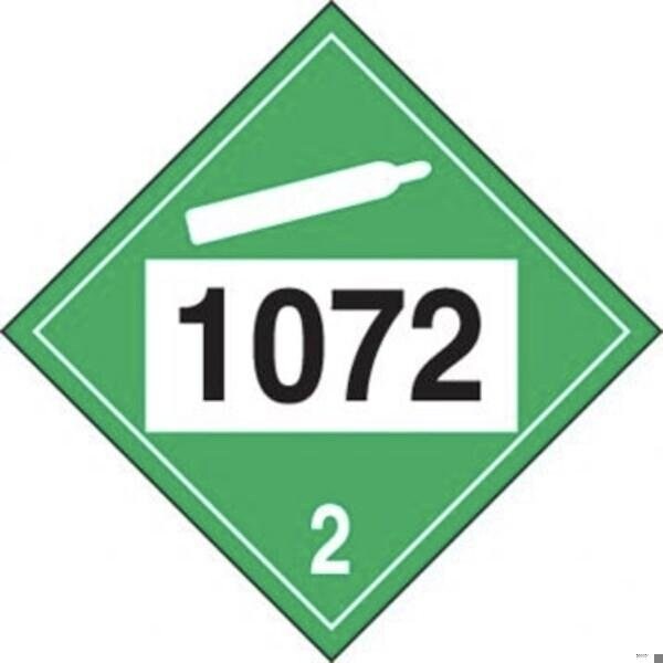 Accuform 4DIGIT DOT PLACARD HAZARD CLASS 2 MPL722RM50 - MPL722RM50