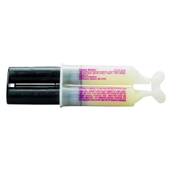 Devcon Acrylic Adhesive, 14300 Series, Amber, Bottle, 1:01 Mix Ratio, 24 hr Functional Cure - 14300
