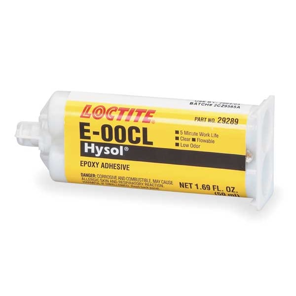 Loctite Epoxy Adhesive, E-00CL Series, Gray, Pail, 1:01 Mix Ratio, 15 min Functional Cure - 237095
