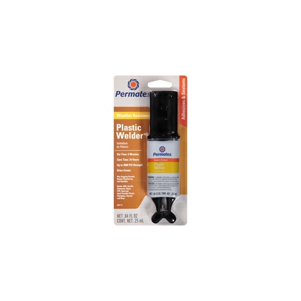 Permatex PA Permapoxy 5 Minute Plastic Weld - Cream .84fl oz dual syringe - 84115