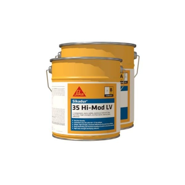 Usa Industrials Sikadur 35 Series, Clear/Amber, 3 gal, Pail - SIKA-91111