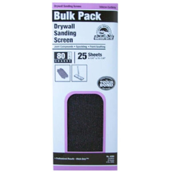 Gator Finishing 4255 4.25 in. x 11.25 in. 220 Grit Very Fine Sanding Screen- 25 Count - 287680