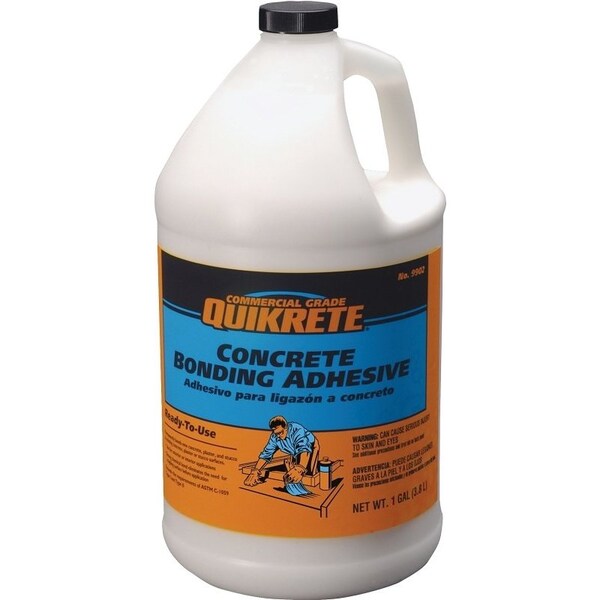 Quikrete 9902-01 Bonding Adhesive, Liquid, Vinyl Acetate, White, 1 gal Bottle - 990201