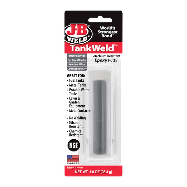 J-B Weld J-B Weld TankWeld High Strength Automotive Epoxy Putty 1 oz - 8217