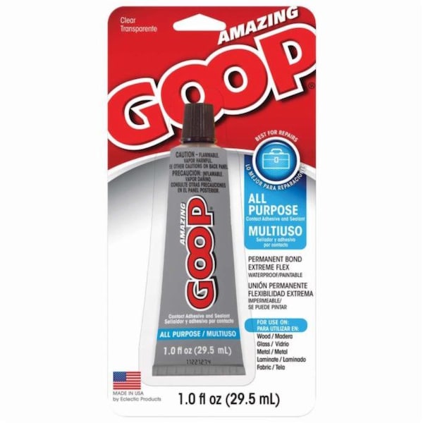 Eclectic Products 1 Oz Amazing Goop All Purpose Contact Adhesive and Sealant - 140232