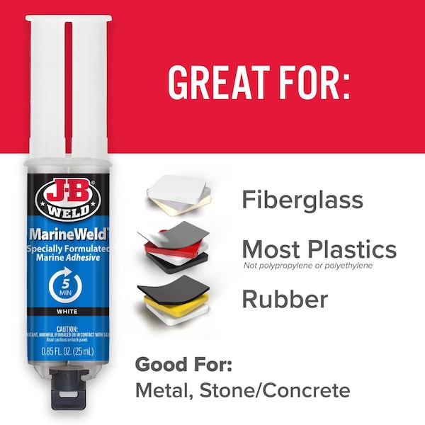 J-B Weld J-B Weld MarineWeld High Strength Marine Adhesive and Sealant Liquid 0.85 oz - 50172