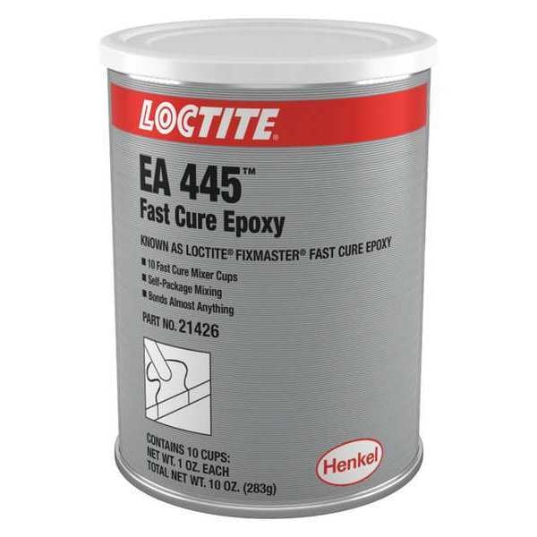 Loctite Epoxy Adhesive, 21426 Series, Gray, Can, 1:01 Mix Ratio, 10 min Functional Cure - 209718