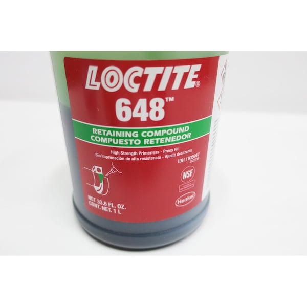 Loctite RETAINING COMPOUND 1L EPOXY AND ADHESIVE - 648