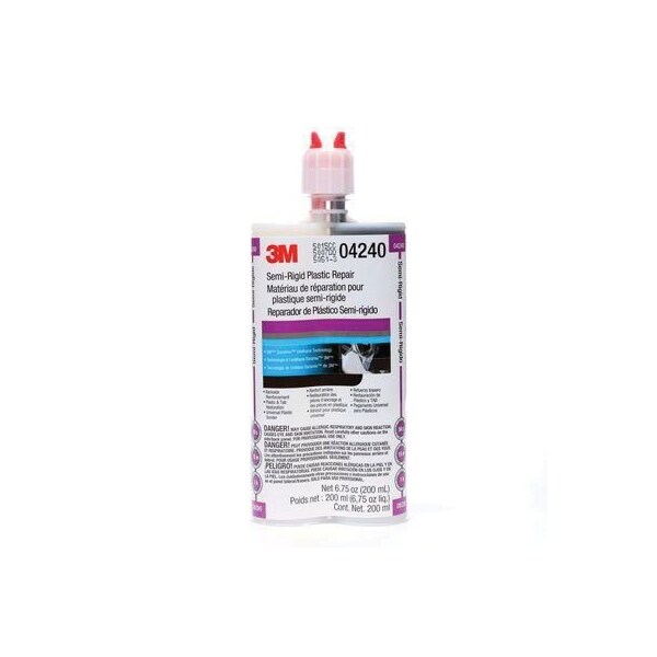 Duramix By 3M 3M Semi-Rigid Plastic Repair, 04240, 200 mL, 6 cartridges per ca - 7000046371