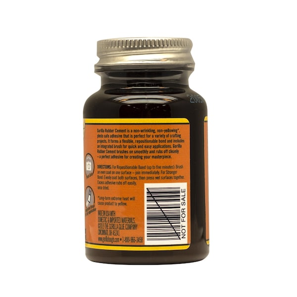 Gorilla Glue Gorilla Craft High Strength Clear Rubber Cement 4 oz - 105779