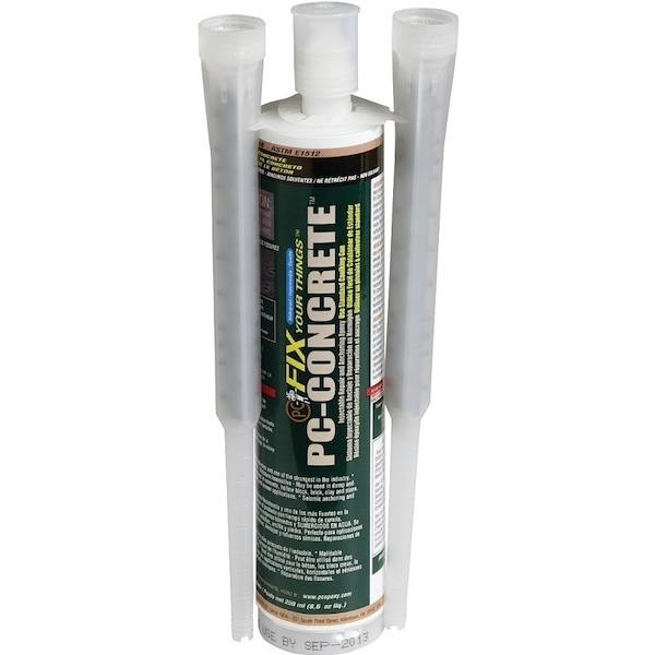 Pc Products PC-Concrete Epoxy Adhesive, White, Paste, 250 mL, Cartridge - 72561