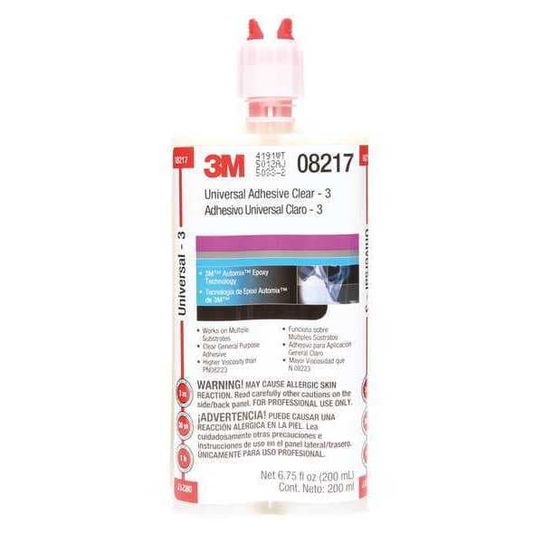 3M Urethane Adhesive, Black, Dual-Cartridge, 6 PK - 08217