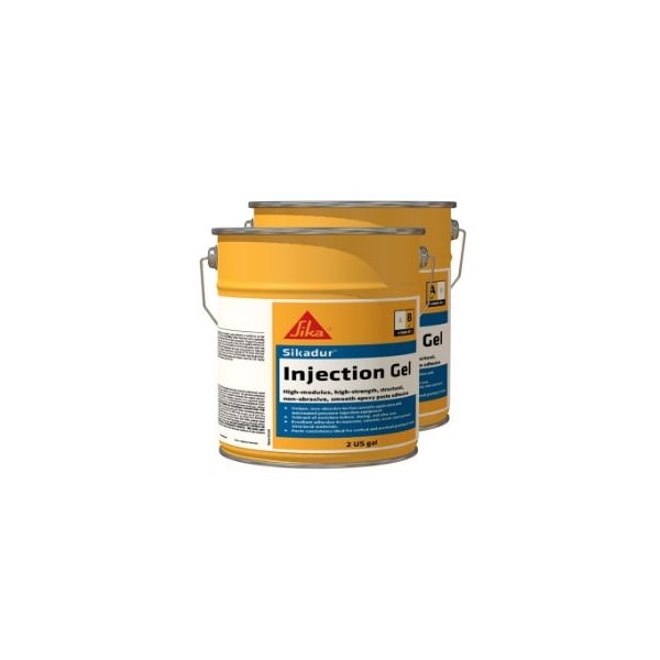 Usa Industrials Sikadur Injection Gel Series, Gray, 4 gal, Pail - SIKA-107732