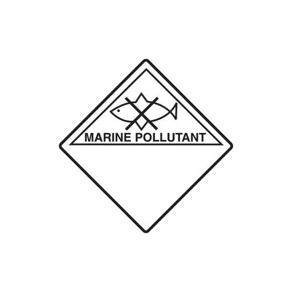 Accuform TDG PLACARD MARINE POLLUTANT 273MM x TCP975VS50 - TCP975VS50