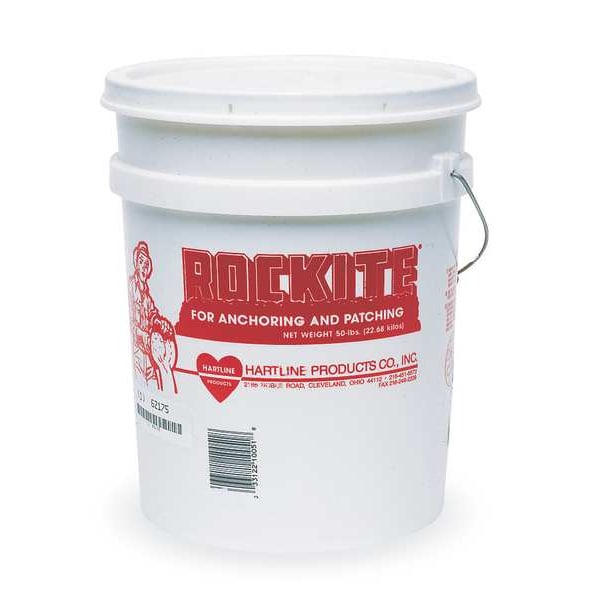 Rockite Expansion Cement, 50 lb, Pail, 1 Hr Full Cure Time - 10051