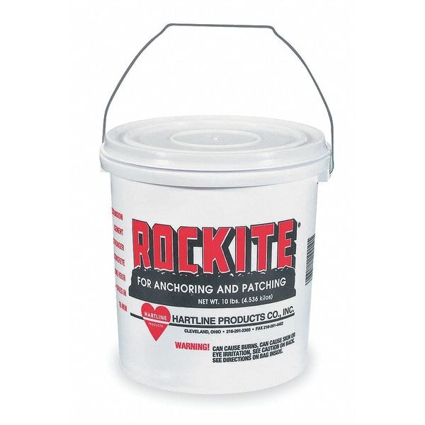 Rockite Expansion Cement, 10 lb, Pail, 1 Hr Full Cure Time - 10010