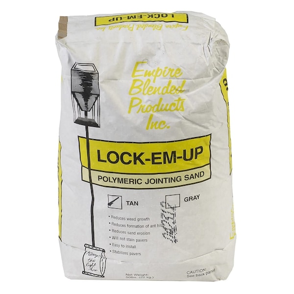 Mutual Industries Polymeric Jointing Sand, 50 lb., Bag, Tan - 7016-0-0