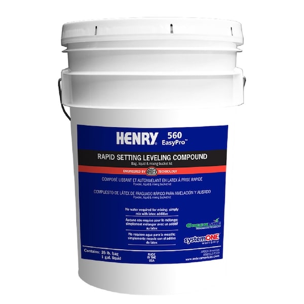 Henry 35 lb. H 560 EASYPRO Rapid Setting Self-Leveling Underlayment; No Mix required - HENRY 560 EASY PRO