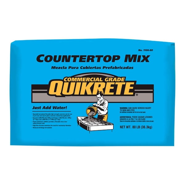 Quikrete 80 lbs Countertop Concrete Mix - QU5555