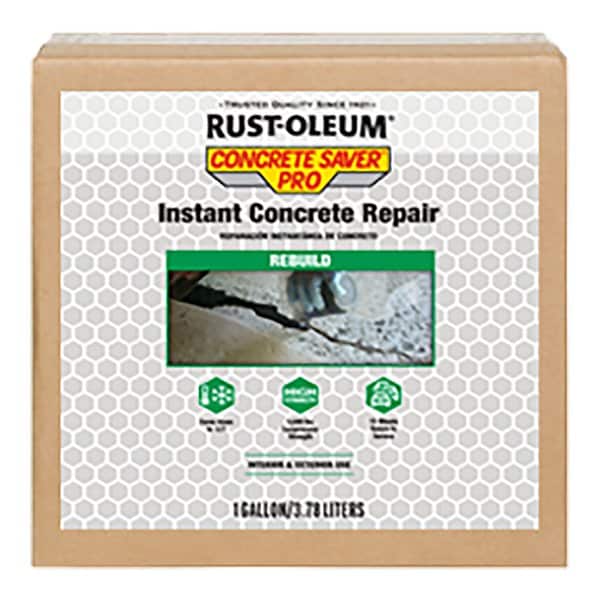 Rust-Oleum Concrete Repair Compound, 1 gal, Gray - 392538