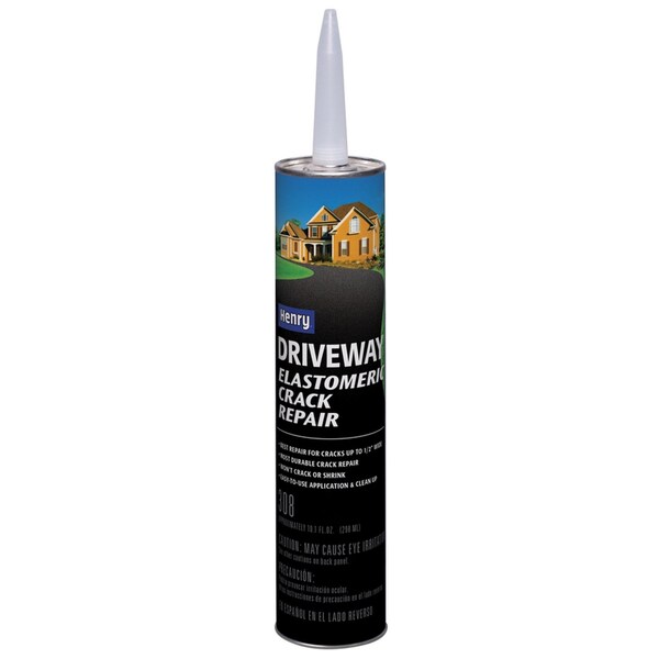 Henry Black Asphalt Rubber-Based Driveway Crack Repair 10.1 oz - HE308004