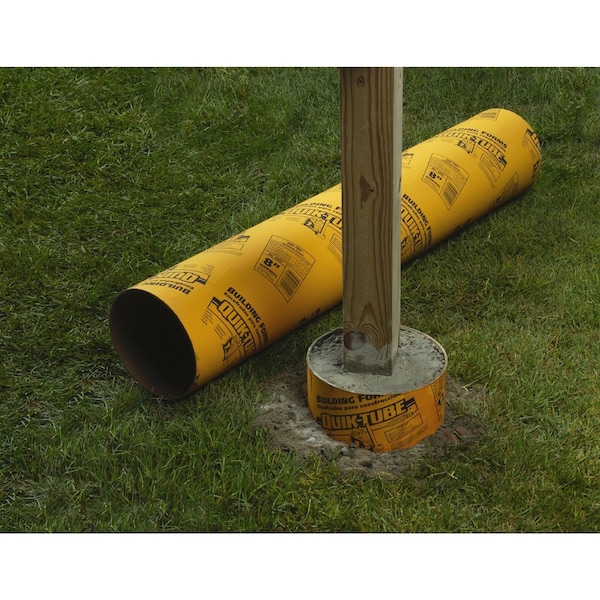 Quikrete Quikrete Quik-Tube Cardboard Concrete Building Form Tube 4 ft. L X 8 in. D - 6922-01