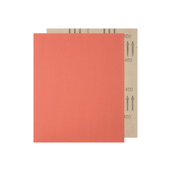 Pferd 9" x 11" Abrasive Sheet - Paper Backed - Aluminum Oxide - 400 Grit - 46952