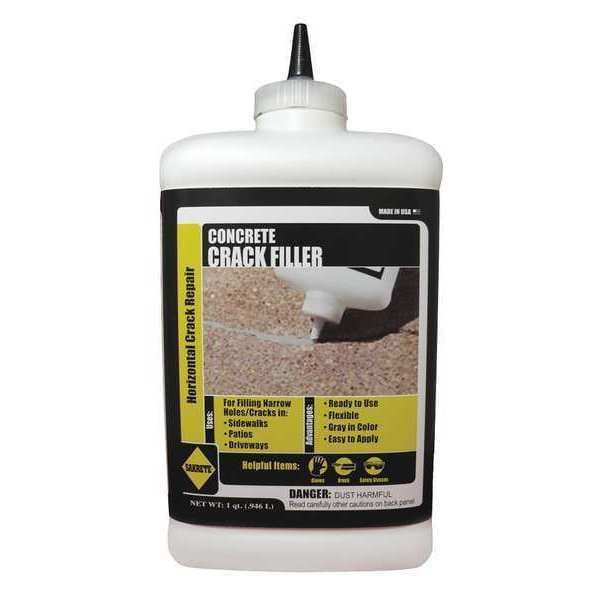 Sakrete Crack Filler, Bottle, Gray, Concrete Crack Filler - 120026