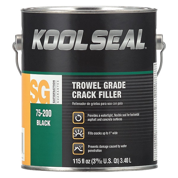 Kool Seal Joint and Crack Filler, Can, Black, Crack Filler - KS0075200-16