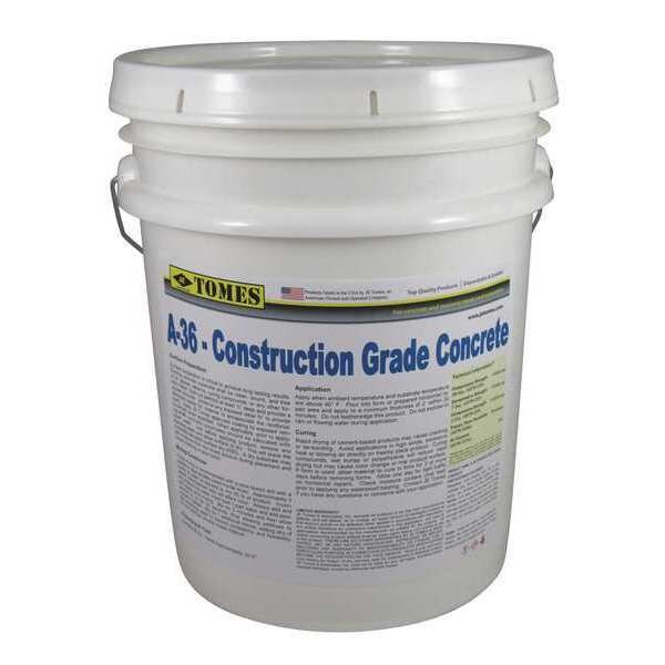 Je Tomes Concrete Patch and Repair, Pail, Gray, Tomes - A-36