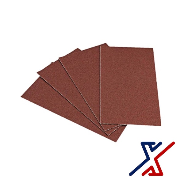 X1 Tools 180 Grit Premium Aluminum Oxide Sandpaper 5-1/2 in. x 9 in. Sheet 2 Sheets by X1 Abrasives - X1E-CON-SAN-AOA-P180-HSX2