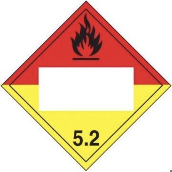 Accuform BLANK DOT PLACARD HAZARD CLASS MPL525MG25 - MPL525MG25