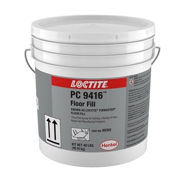 Loctite Flooring; Concrete Repair; Multi Purpose; Gray; Kit; 40 Lb; Floor, Spalled Area, Ramp and Stair - PC 9416 40LB KT IDH 235633