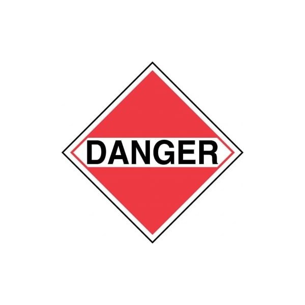 Accuform TDG PLACARD DANGER 273MM x 273MM 10 TCP951FV25 - TCP951FV25