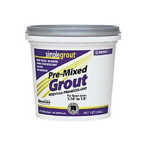 Custom Building Products Custom Building Products 1514934 PMG381QT 1 qt. Premixed Grout  Bright White- pack of 3 - 1514934