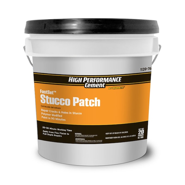 Quikrete Quikrete FastSet 20 lb Indoor and Outdoor Stucco Patch - 1139-76