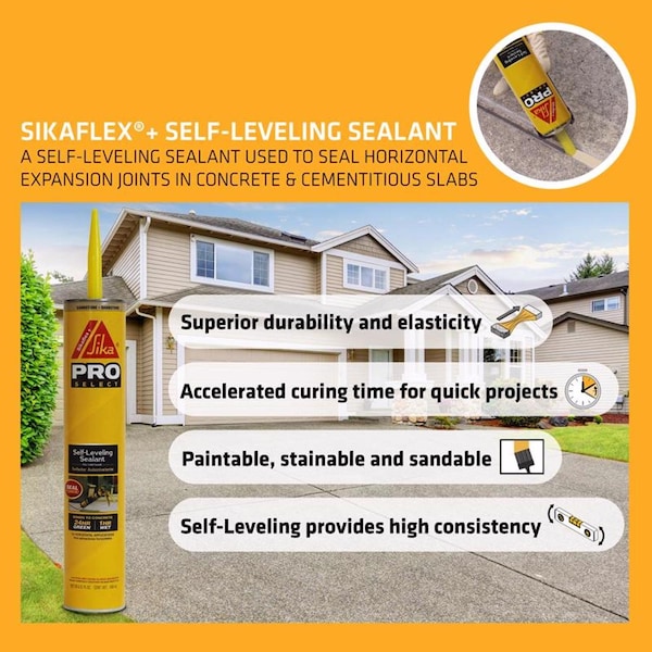 Sika Sika Sandstone Polyurethane Self-Leveling Concrete Crack Self-Leveling Sealant 29 oz - 515282