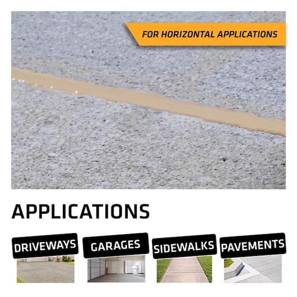 Sika Sika Sandstone Polyurethane Self-Leveling Concrete Crack Self-Leveling Sealant 29 oz - 515282