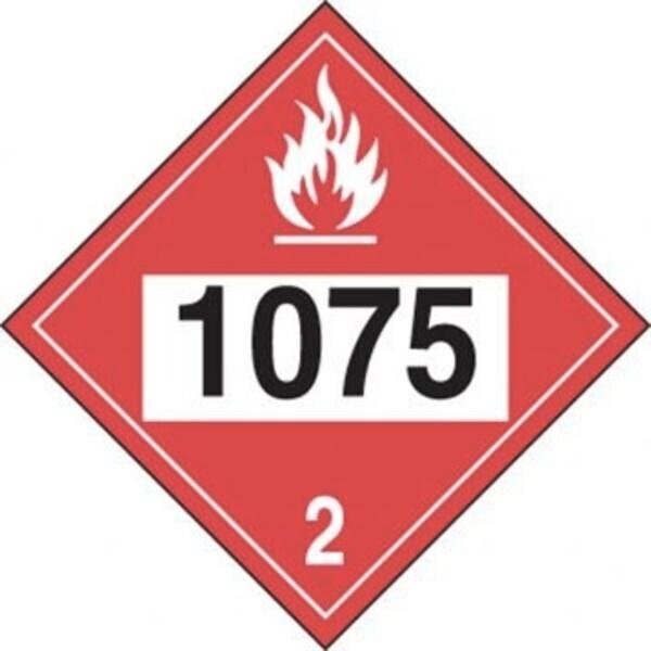 Accuform 4DIGIT DOT PLACARDS HAZARD CLASS 2 MPL724MG50 - MPL724MG50