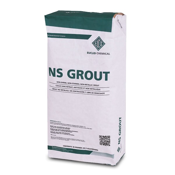 Euclid Chemical Euclid NS Non-Shrink Non-Staining Non-Metallic Grout 50lbs - 088 50